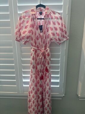 NEW with tags! Bouquet Short Sleeve Maxi Dress - Roller Rabbit x Target (XS)